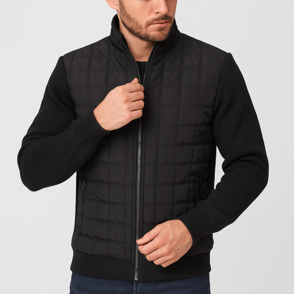 Stoneburry | Unique patchwork bomber jacket
