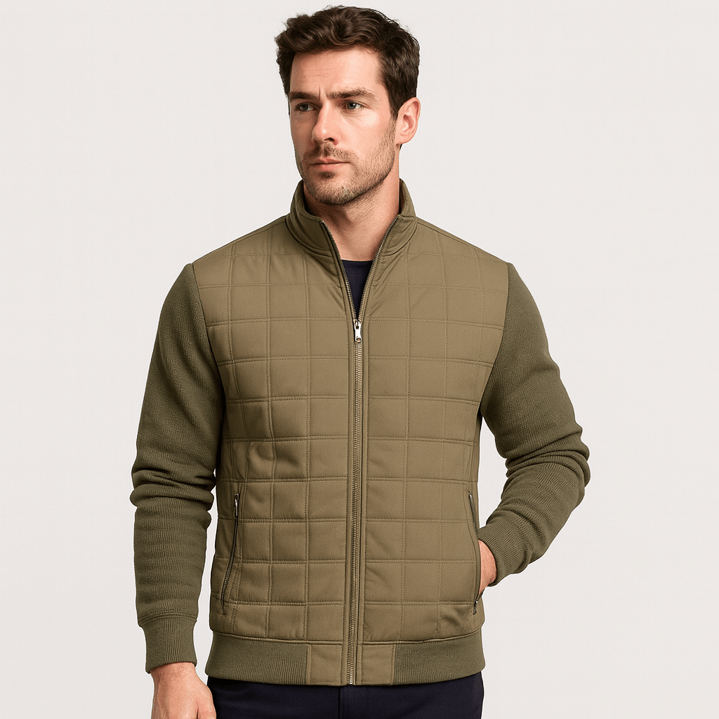 Stoneburry | Unique patchwork bomber jacket