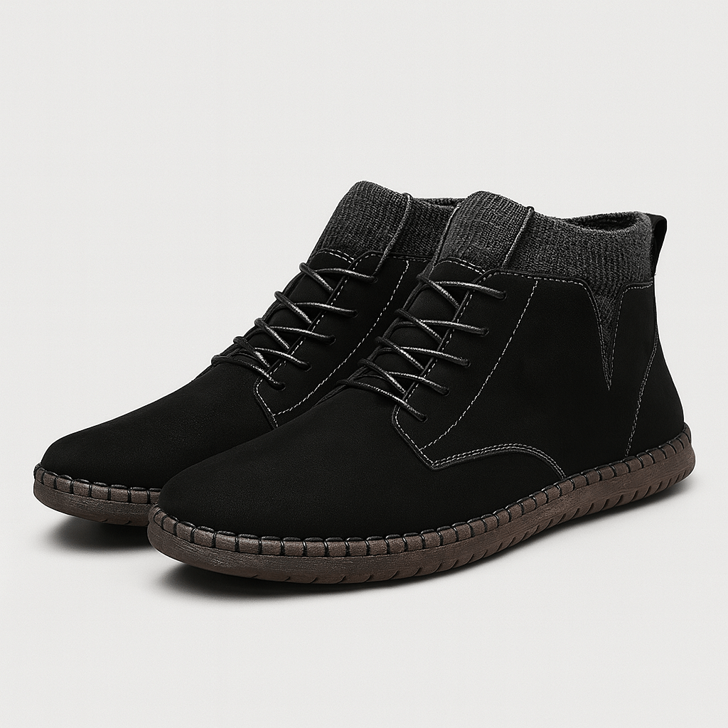 Stoneburry | High-top suede boots