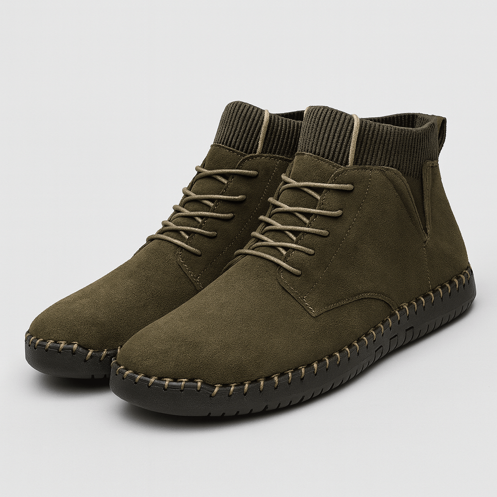 Stoneburry | High-top suede boots