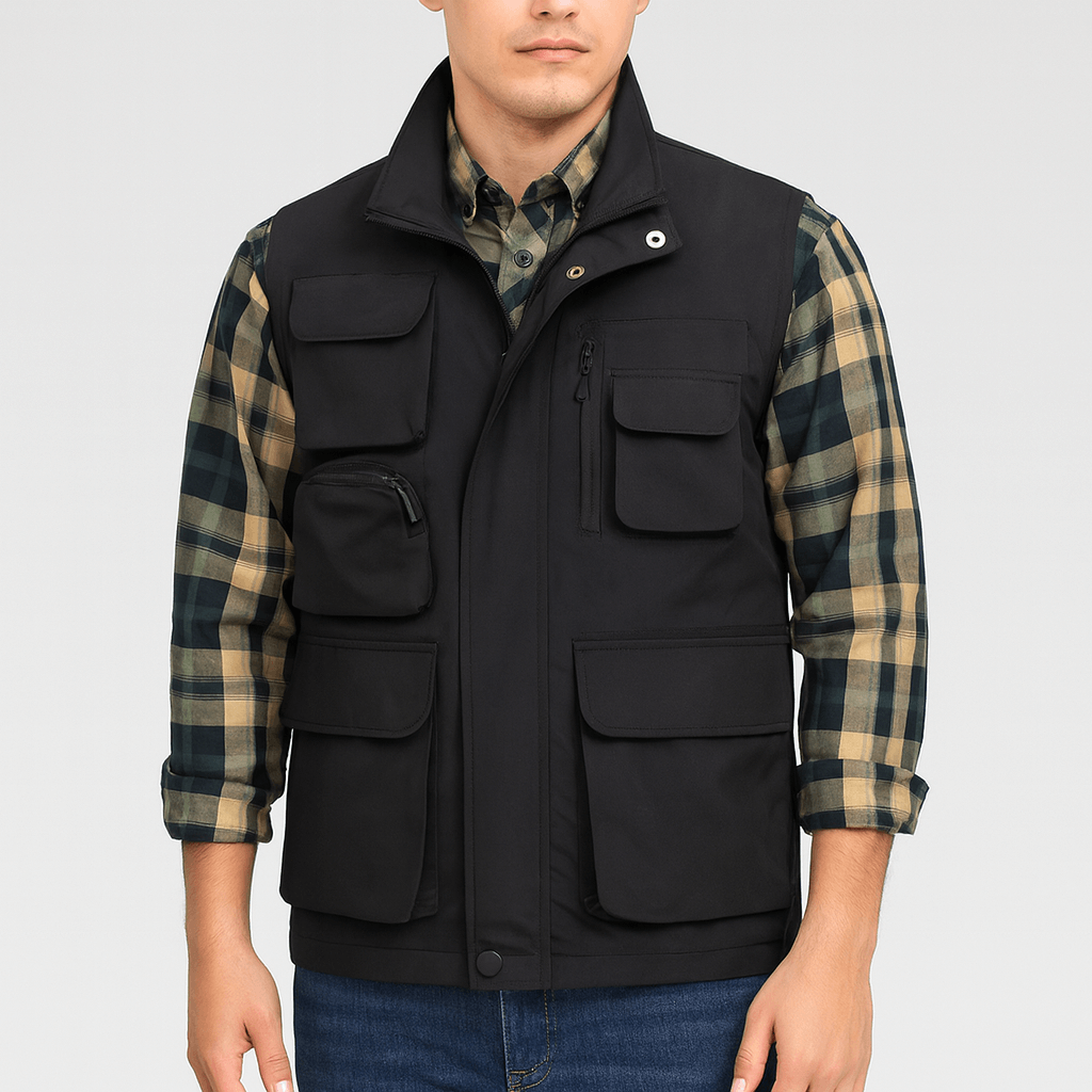Stoneburry | Utility pocket cargo bodywarmer vest