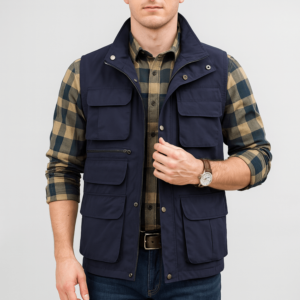 Stoneburry | Utility pocket cargo bodywarmer vest
