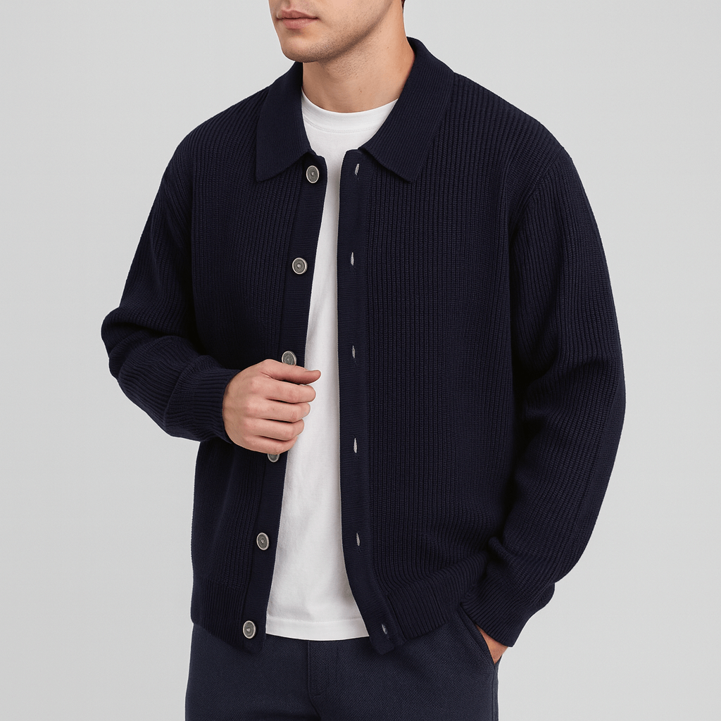 Stoneburry | Relaxed fit ribbed knit sweatshirt