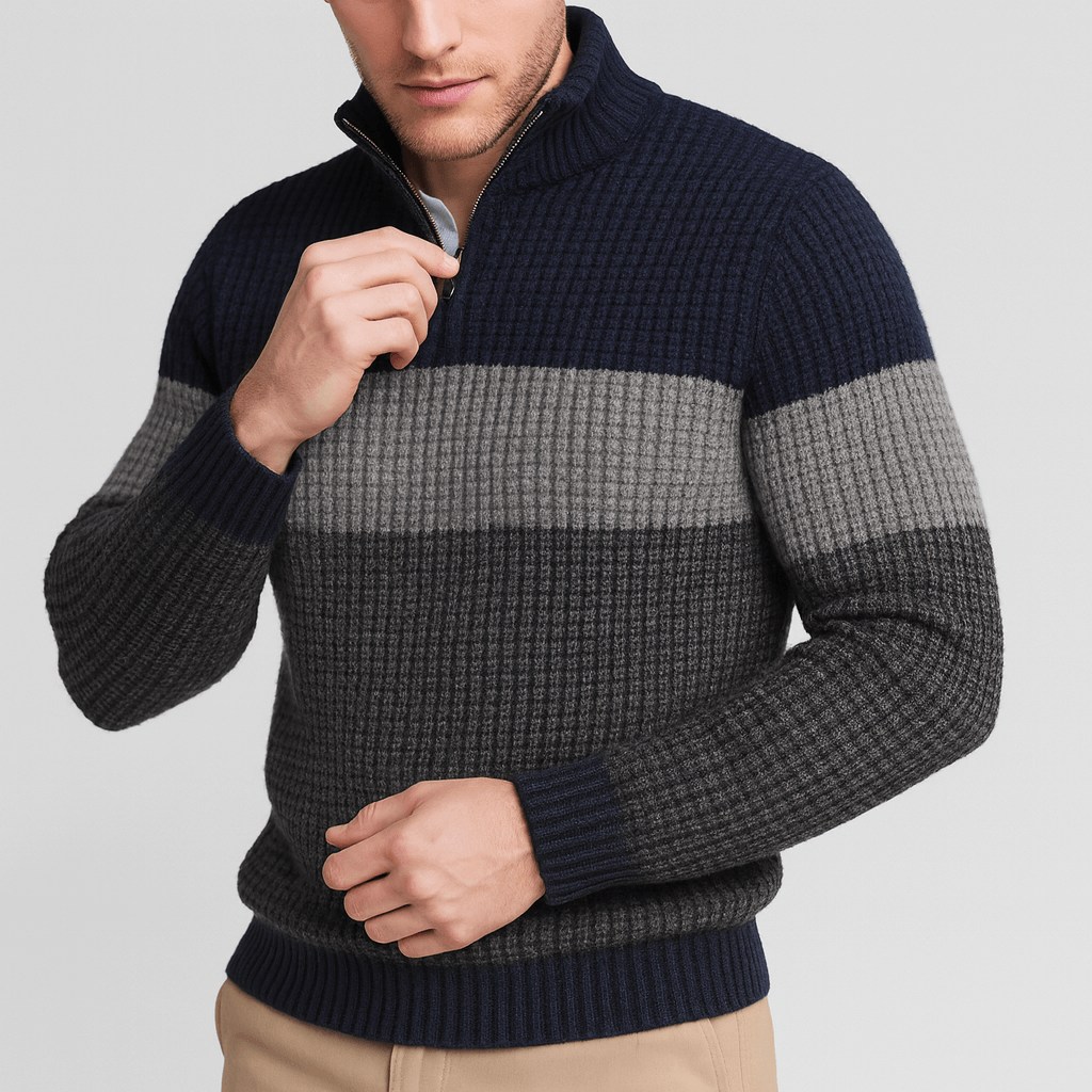 Stoneburry | Waffle knit pullover sweater