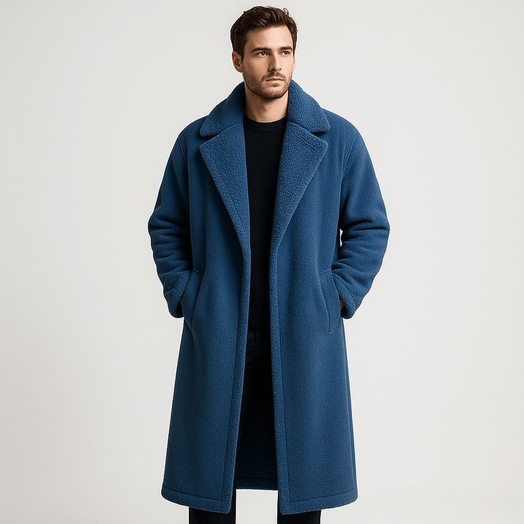 Stoneburry | Shearling lined oversized trench coat