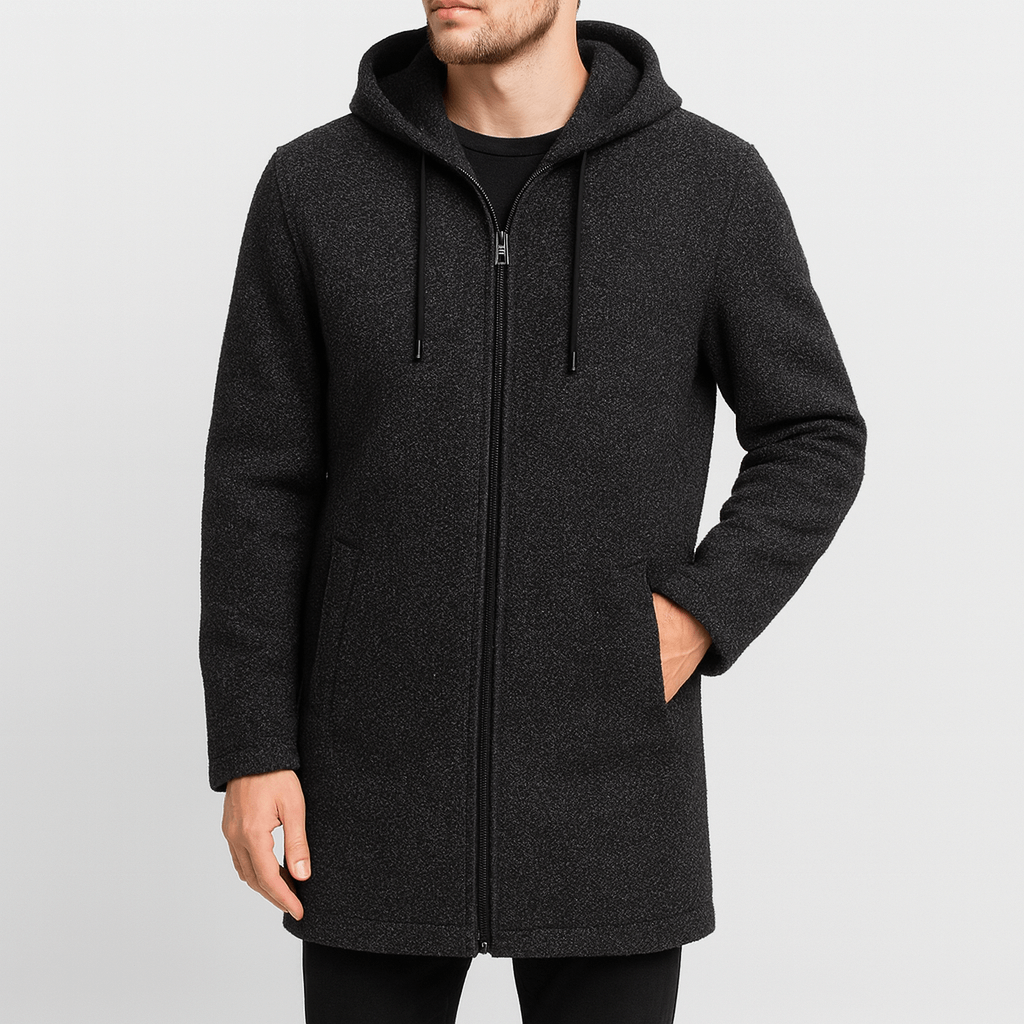 Stoneburry | Long fleece jacket with zip closure