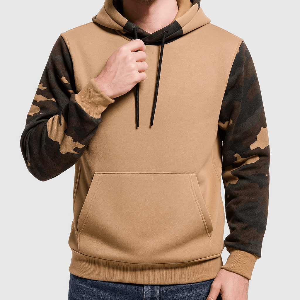 Stoneburry | Camouflage insulated hoodie