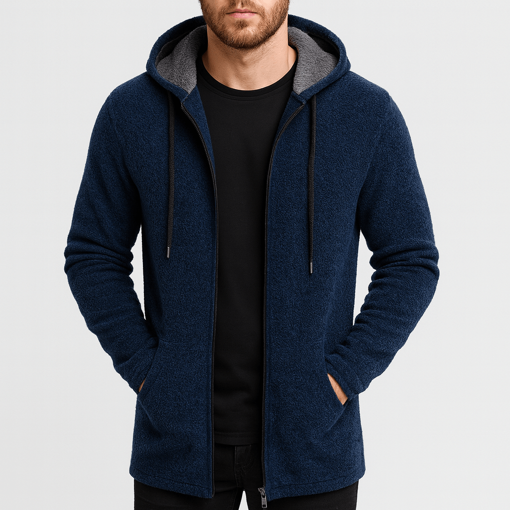 Stoneburry | Soft Chenille Knit Hooded Cardigan