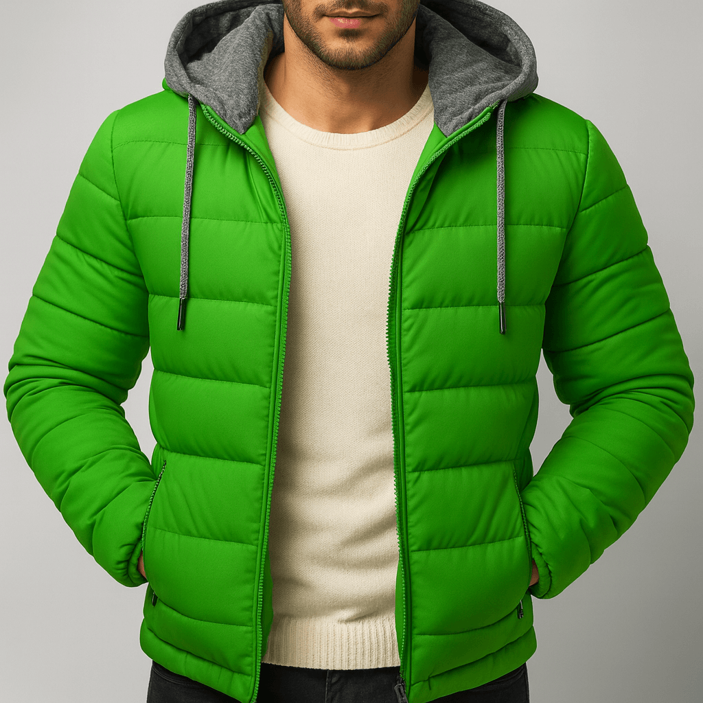 Stoneburry | Insulated lightweight winter coat with zipper hood