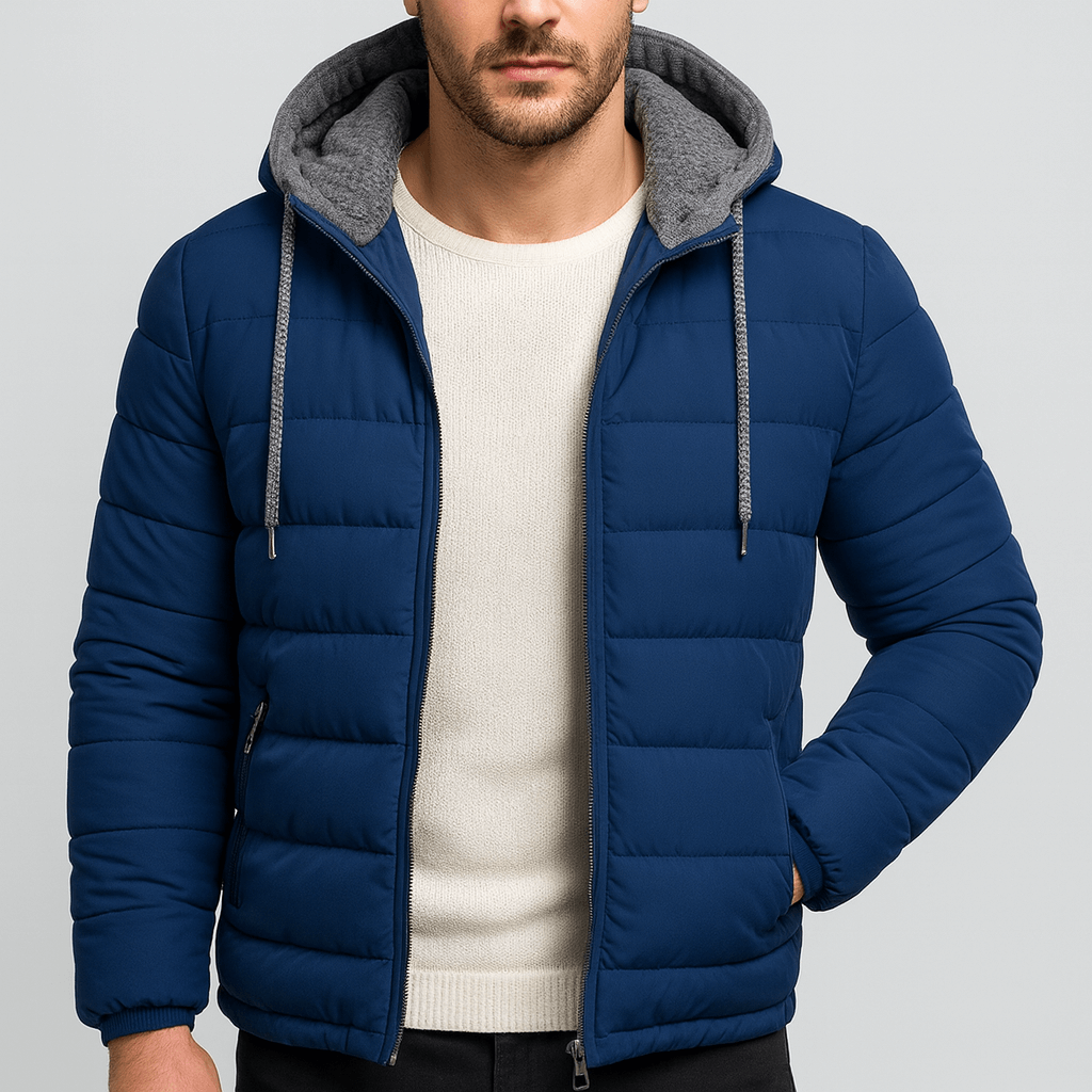 Stoneburry | Insulated lightweight winter coat with zipper hood