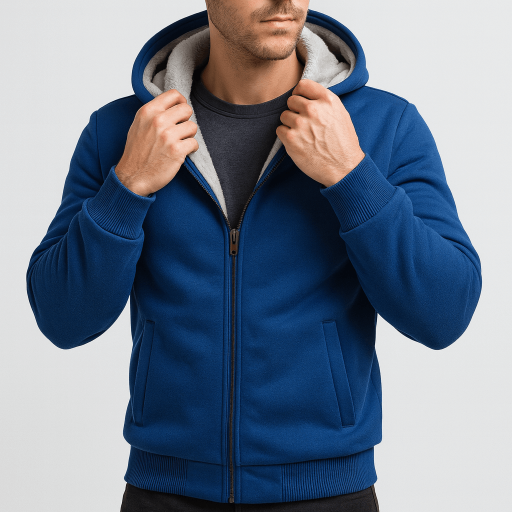Stoneburry | Fleece lined hooded jacket