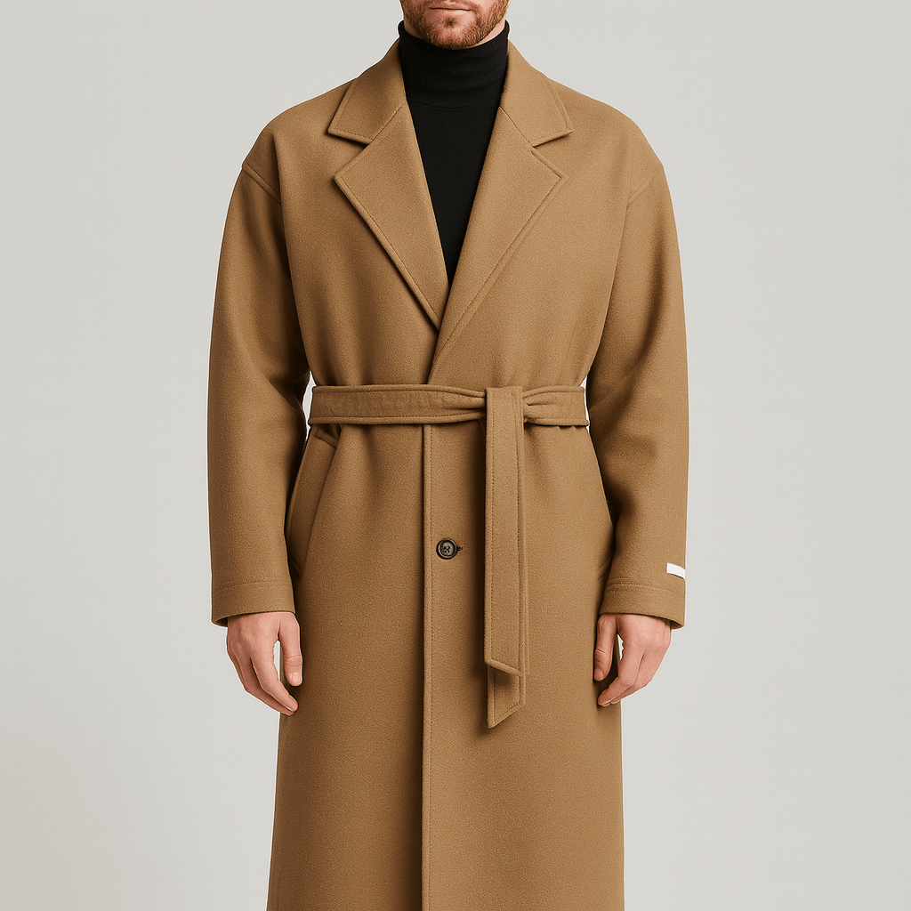 Stoneburry | Tailored wool overcoat