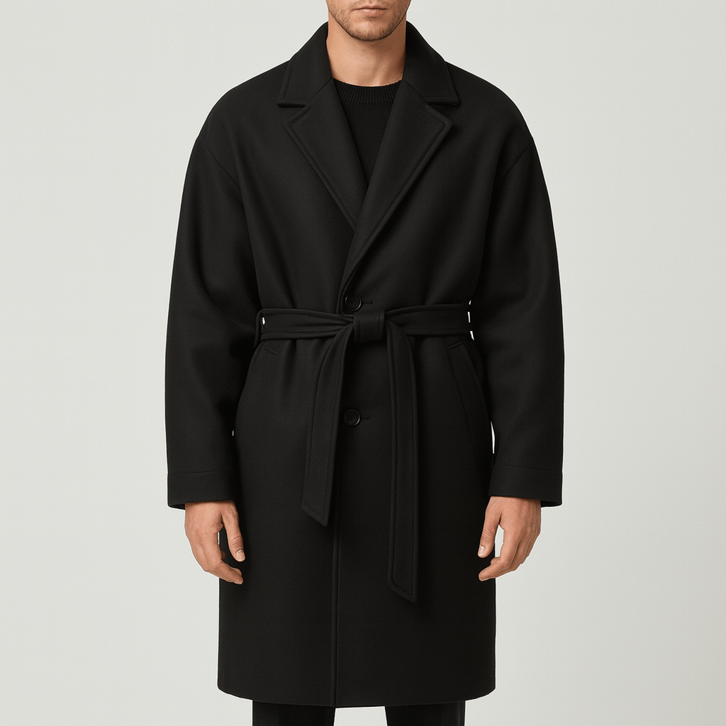 Stoneburry | Tailored wool overcoat