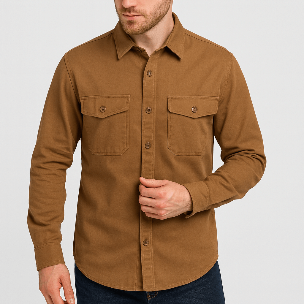 Stoneburry | Utility-inspired long sleeve shirt