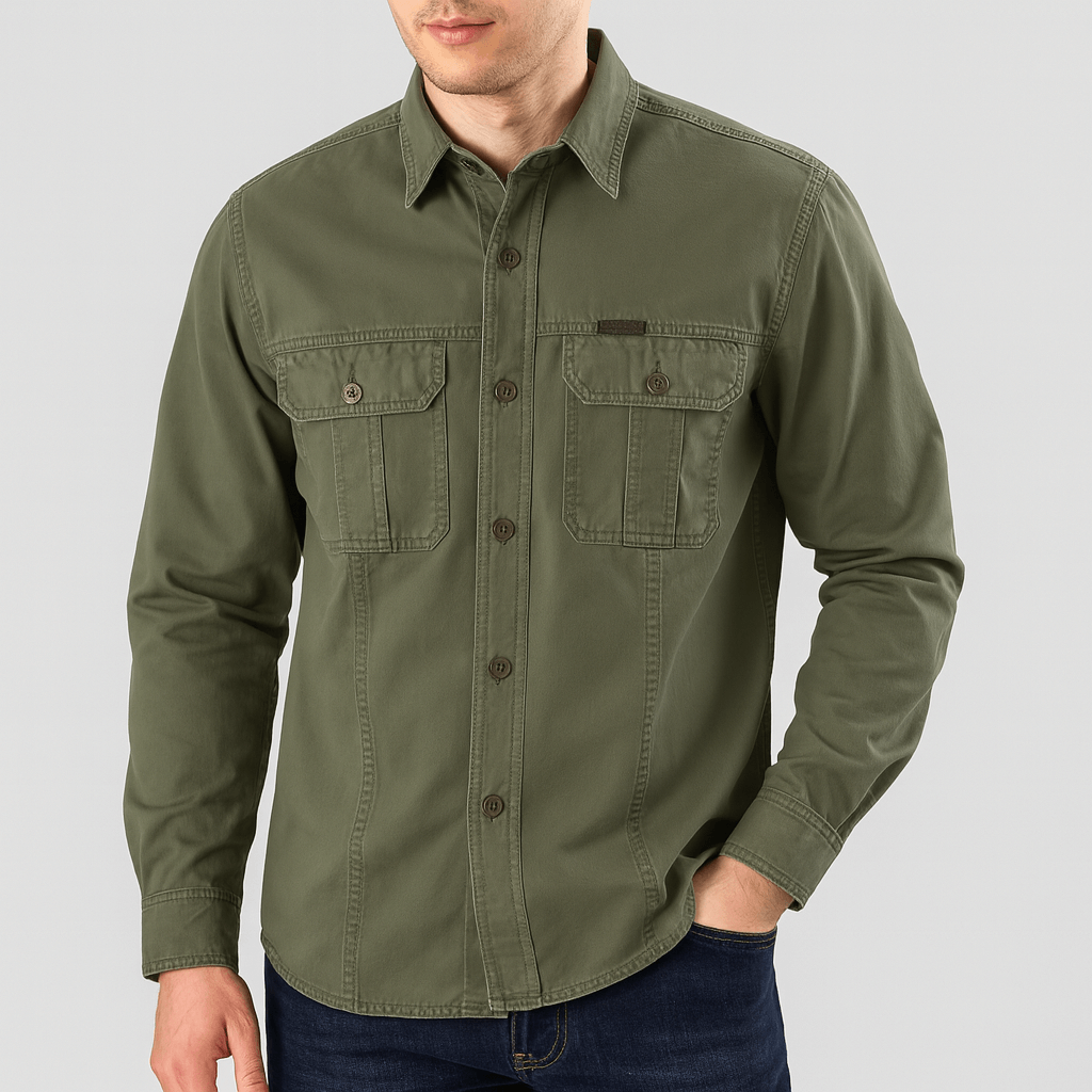 Stoneburry | Long-sleeve button-front shirt