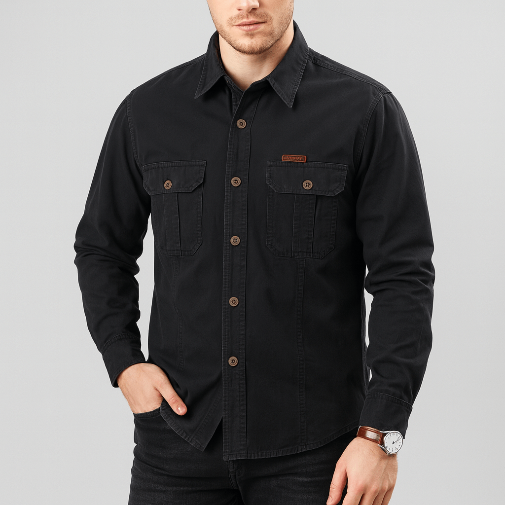 Stoneburry | Long-sleeve button-front shirt