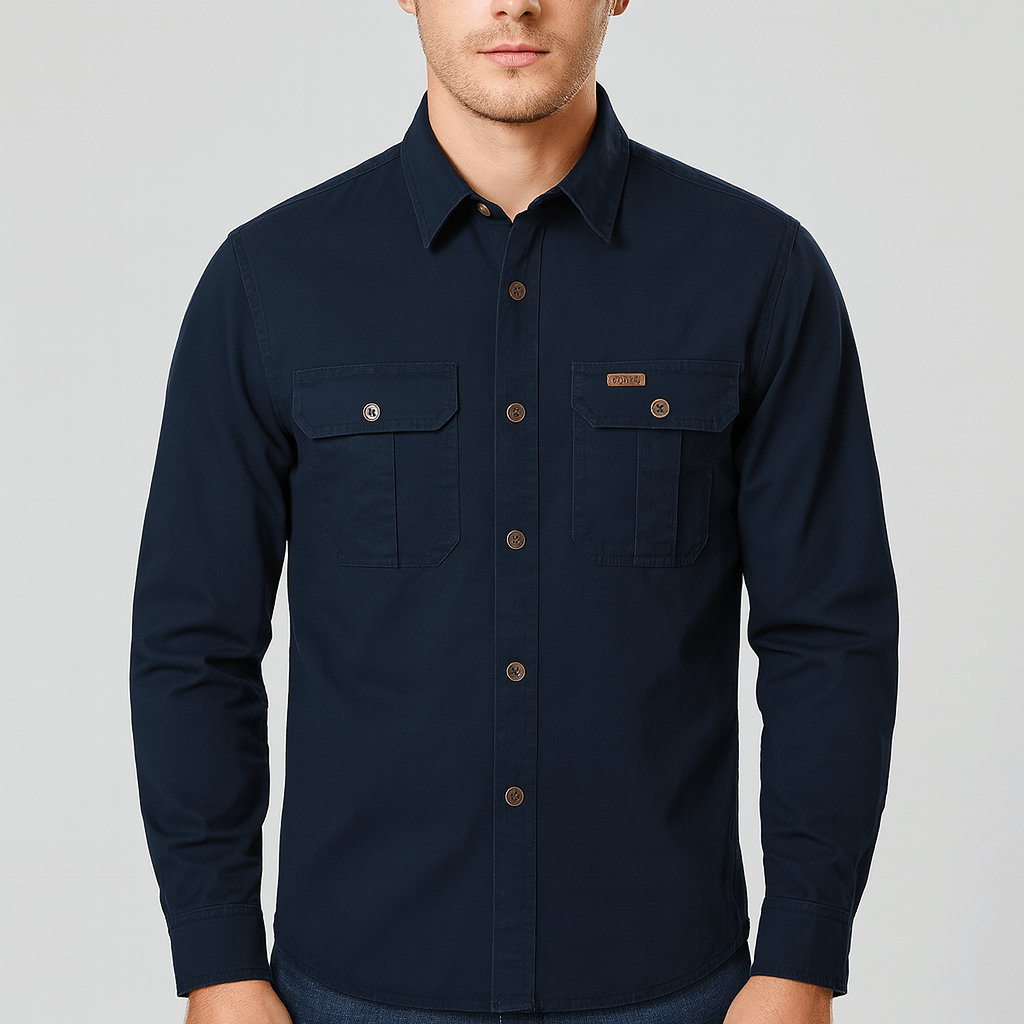Stoneburry | Long-sleeve button-front shirt