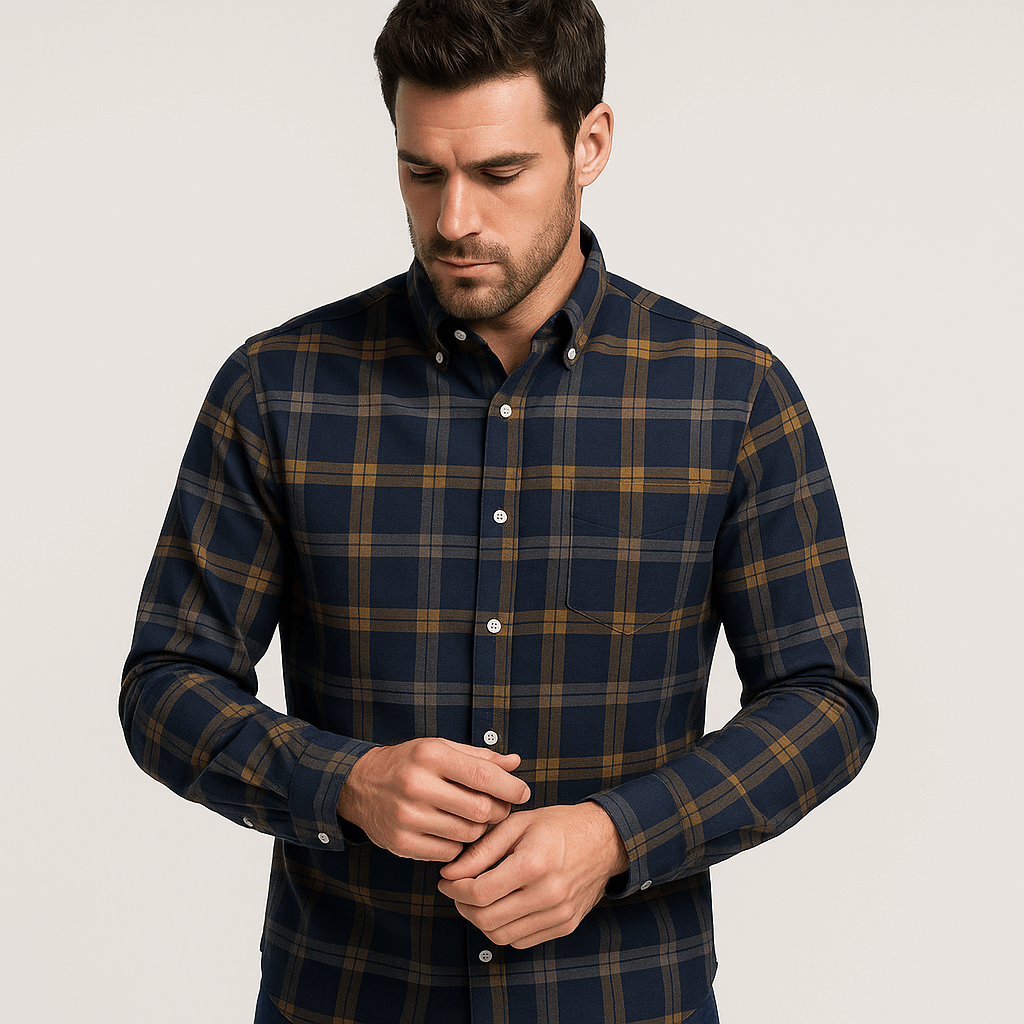 Stoneburry | Classic plaid shirt