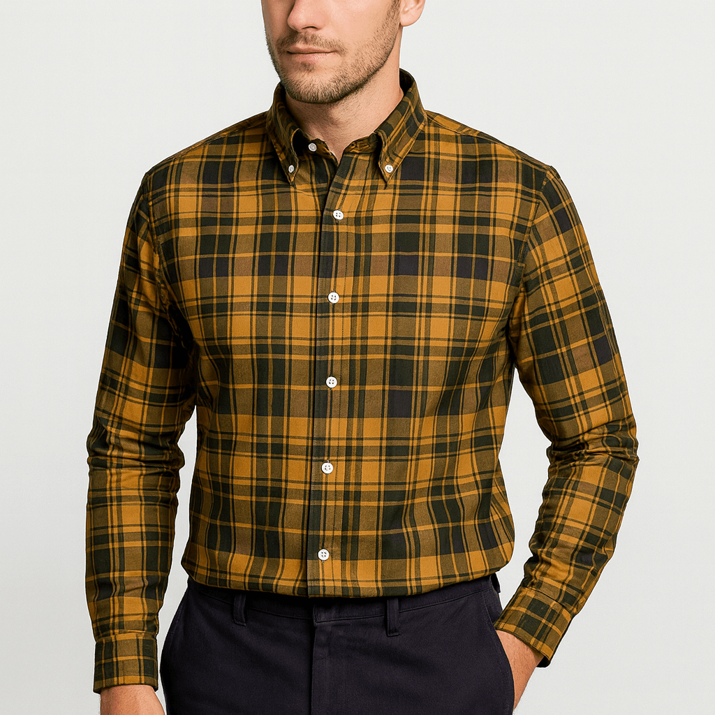 Stoneburry | Classic plaid shirt