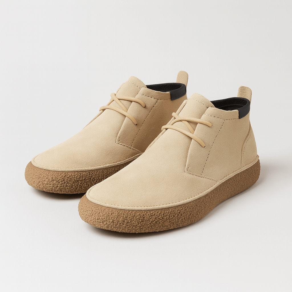 Stoneburry | Mid-top loafers with textured sole