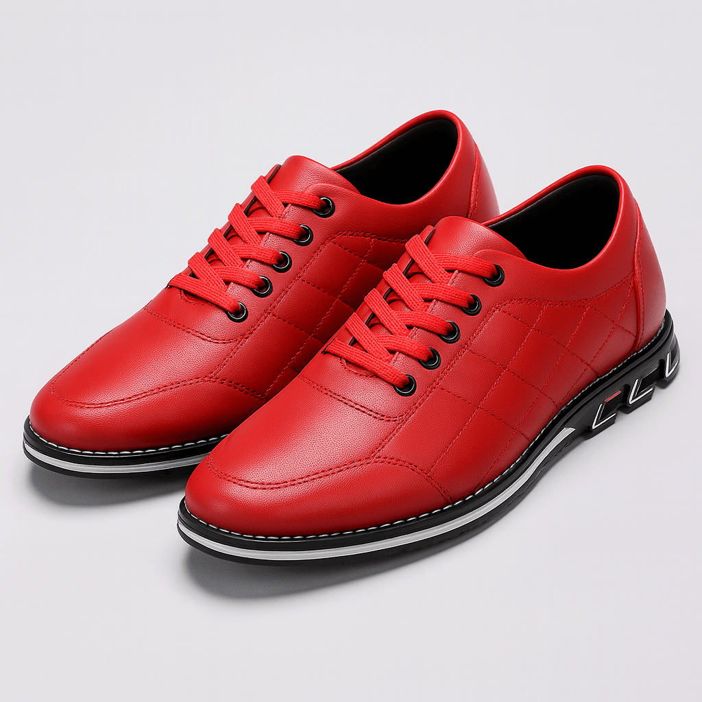 Stoneburry | Quilted lace-up casual shoes