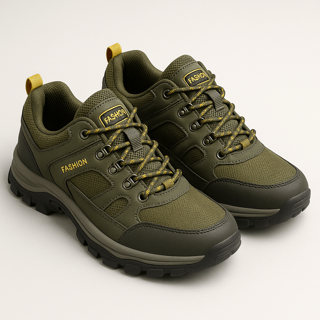 Stoneburry | Breathable mesh hiking shoes with rugged grip