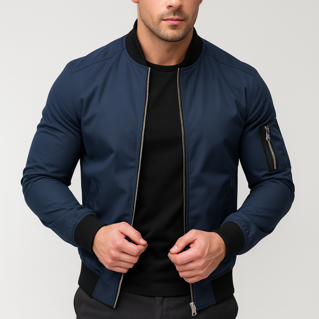 Stoneburry | Lightweight bomber jacket with pockets