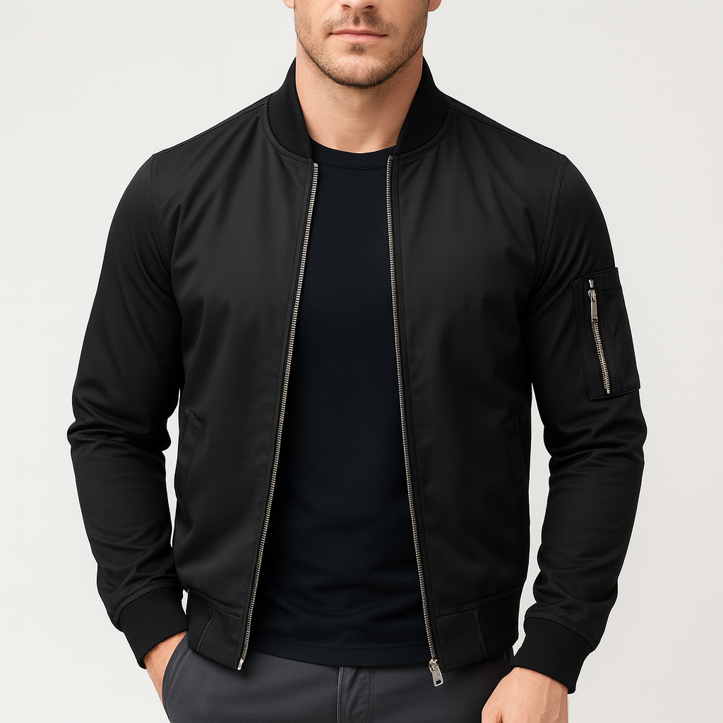 Stoneburry | Lightweight bomber jacket with pockets