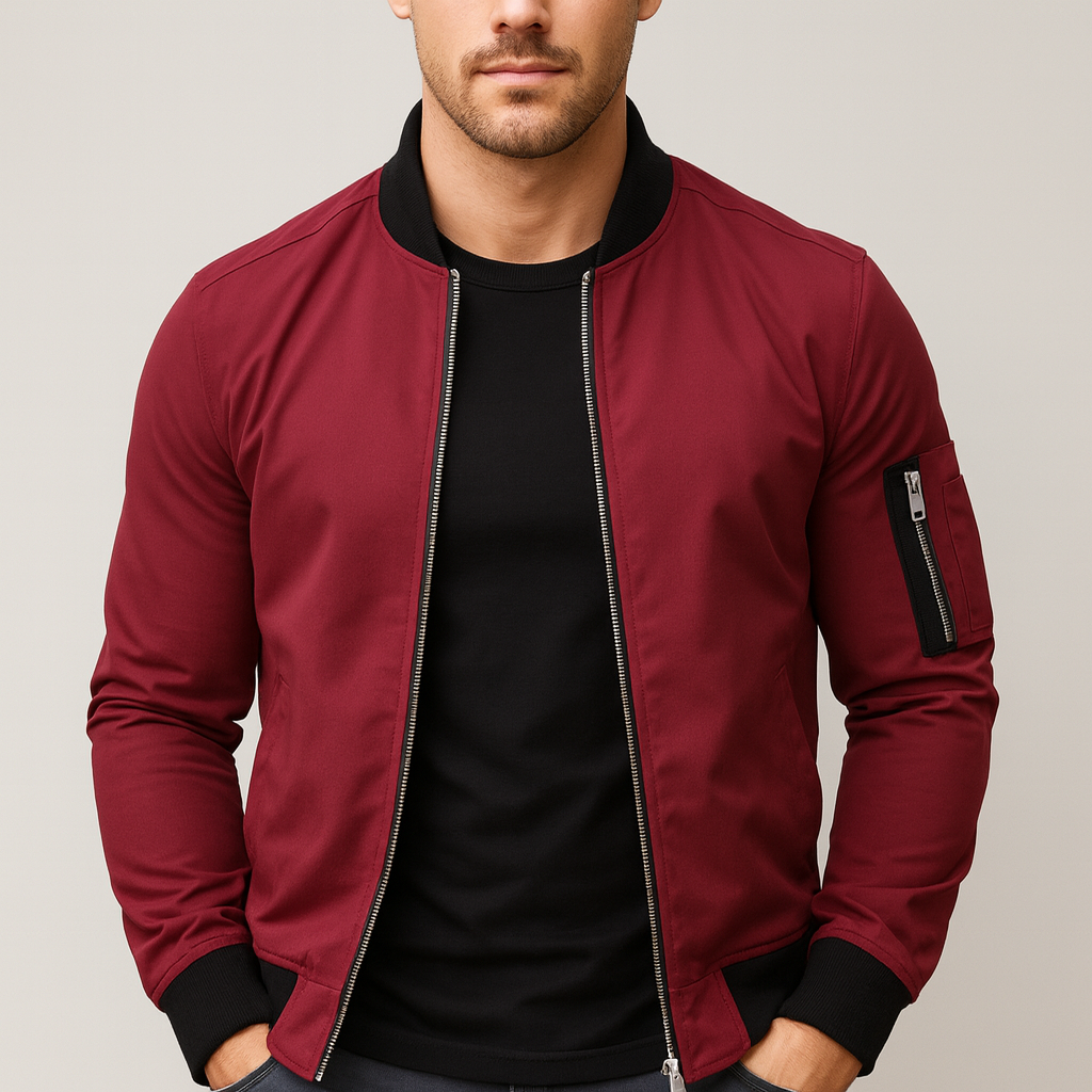Stoneburry | Lightweight bomber jacket with pockets