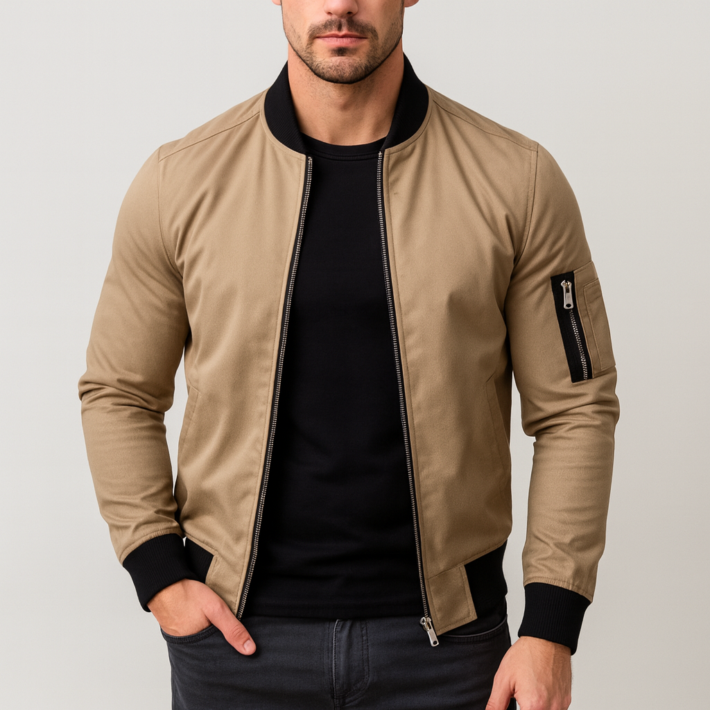 Stoneburry | Lightweight bomber jacket with pockets