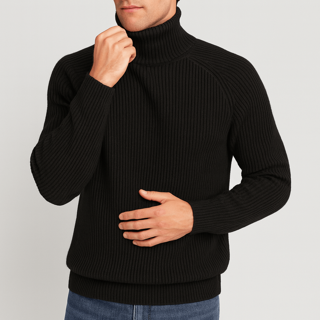 Stoneburry | Luxurious roll collar sweater