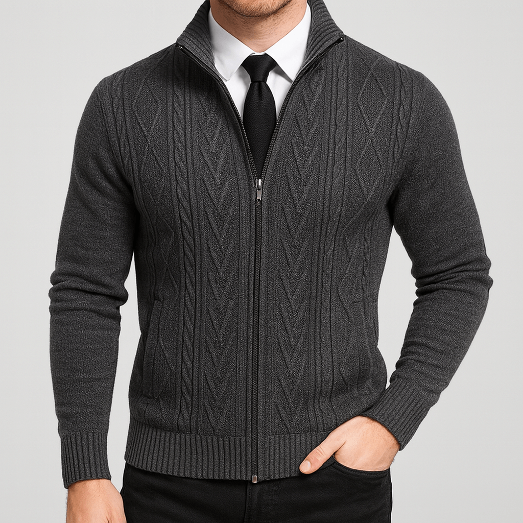 Stoneburry | Slim fit wool blend cardigan