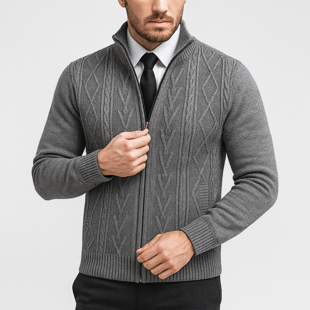 Stoneburry | Slim fit wool blend cardigan