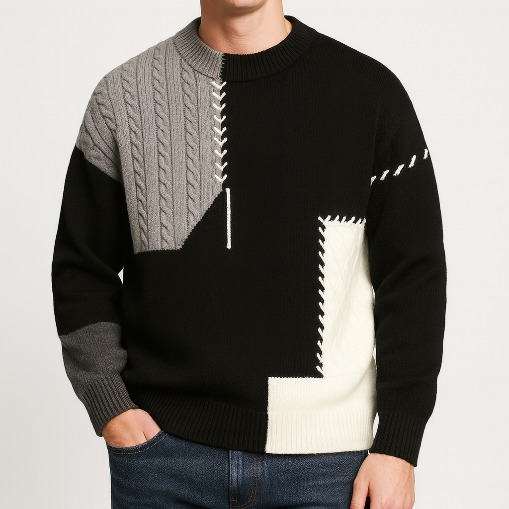 Stoneburry | Cozy knitted wool blend sweater
