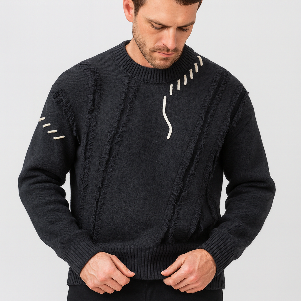 Stoneburry | Cozy knitted wool blend sweater