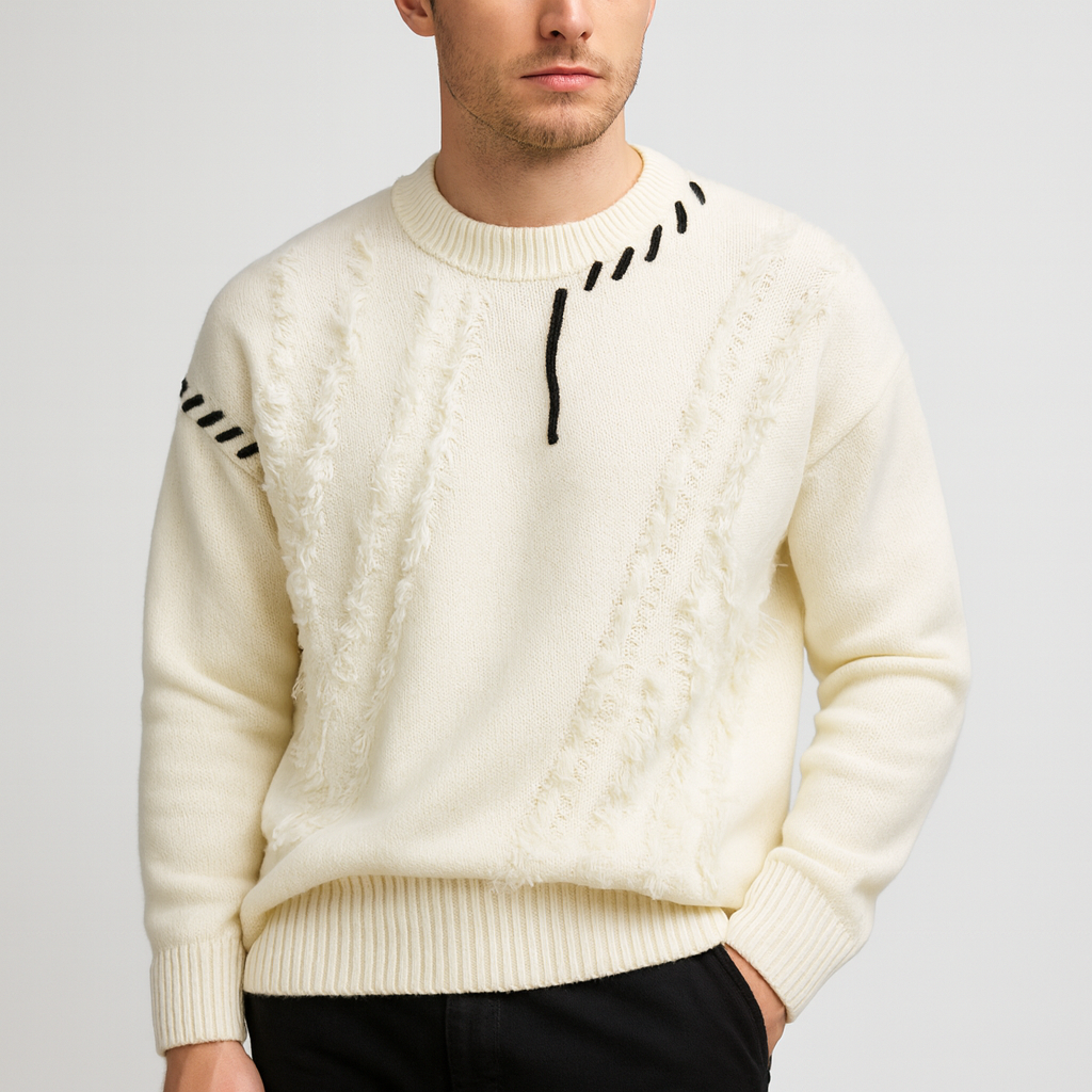 Stoneburry | Cozy knitted wool blend sweater