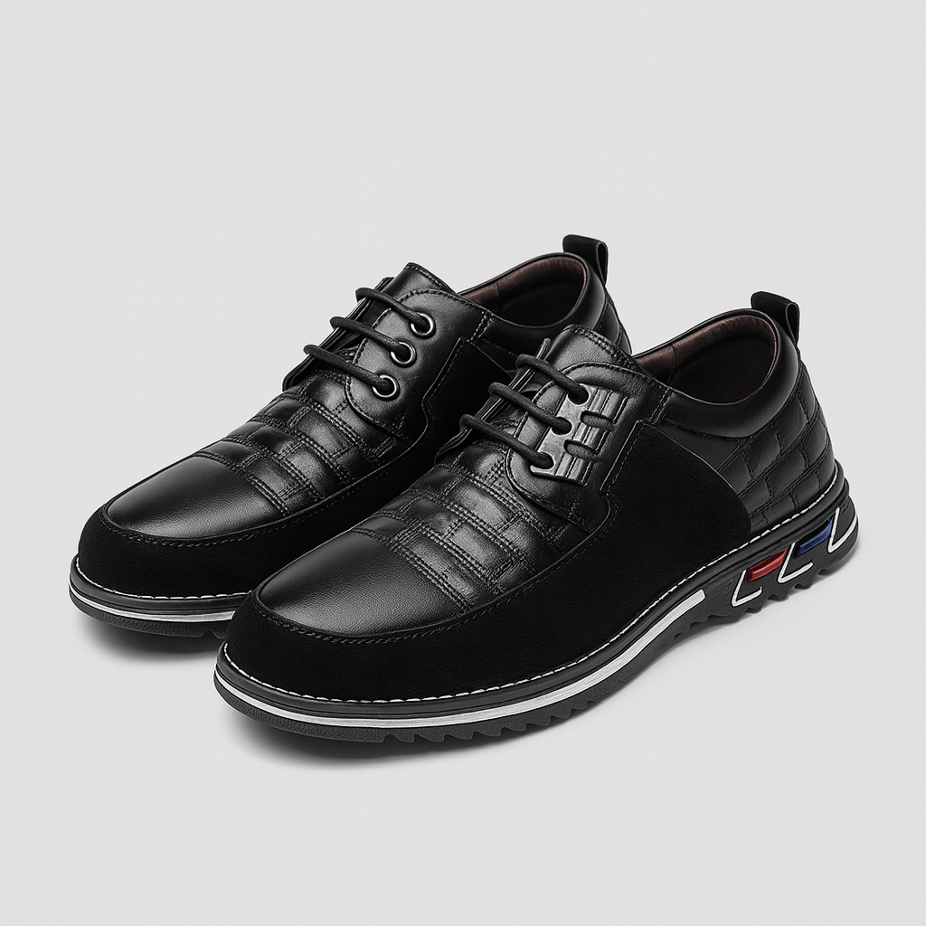Stoneburry | Checked lace-up shoes