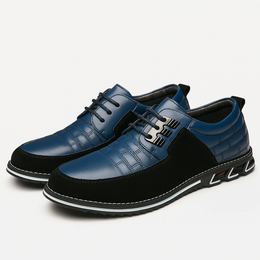 Stoneburry | Checked lace-up shoes