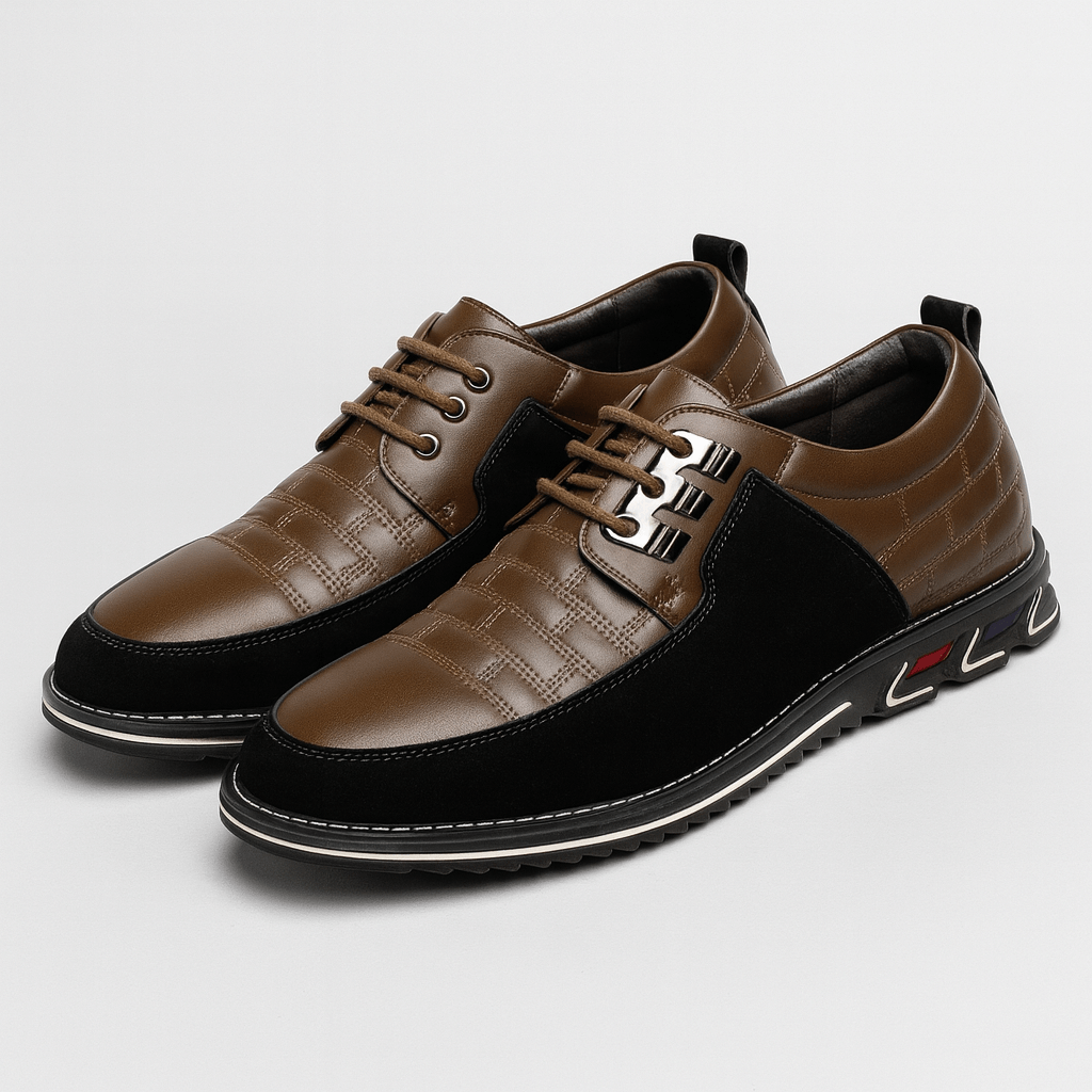 Stoneburry | Checked lace-up shoes