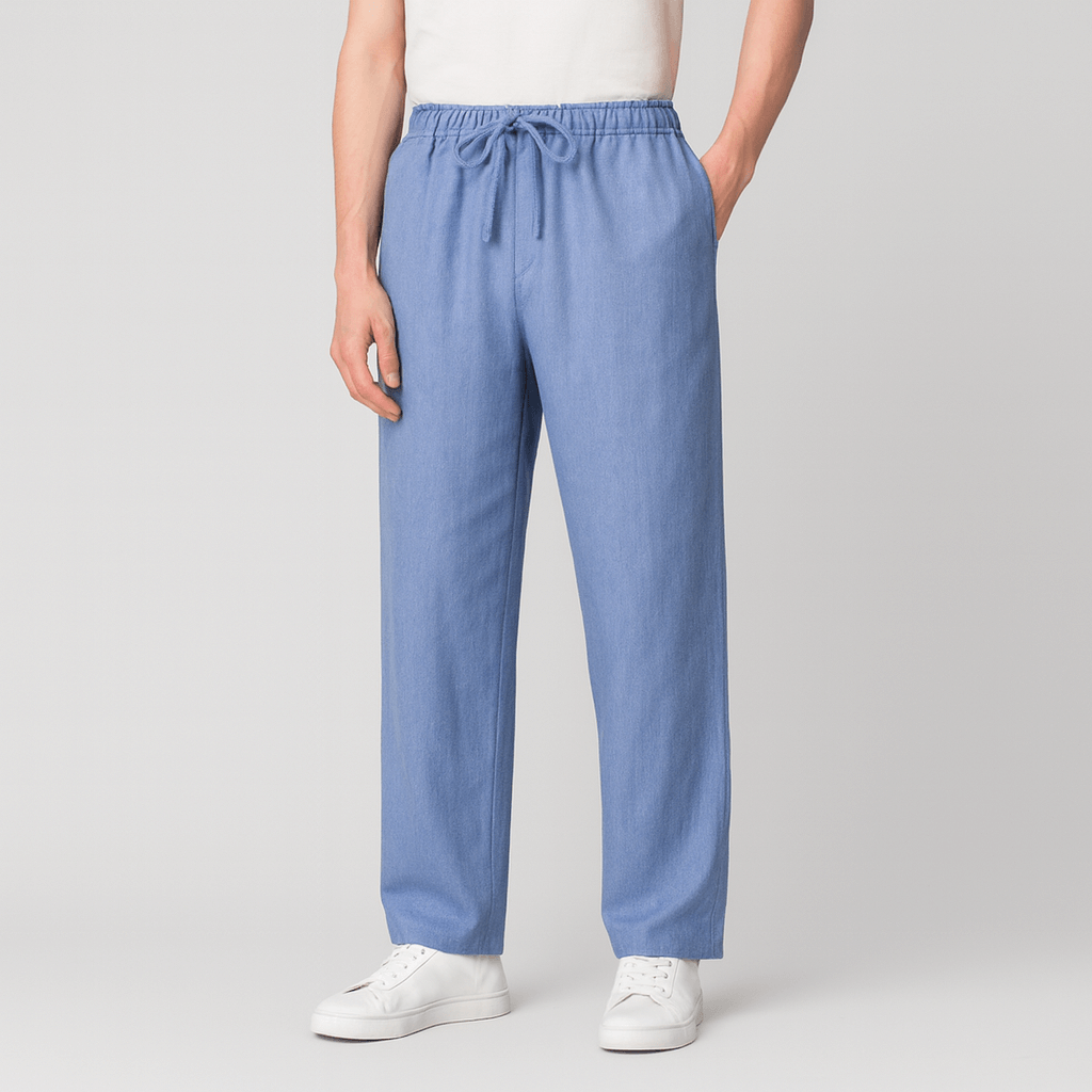Stoneburry | Soft Cotton Blend Wide Leg Pants