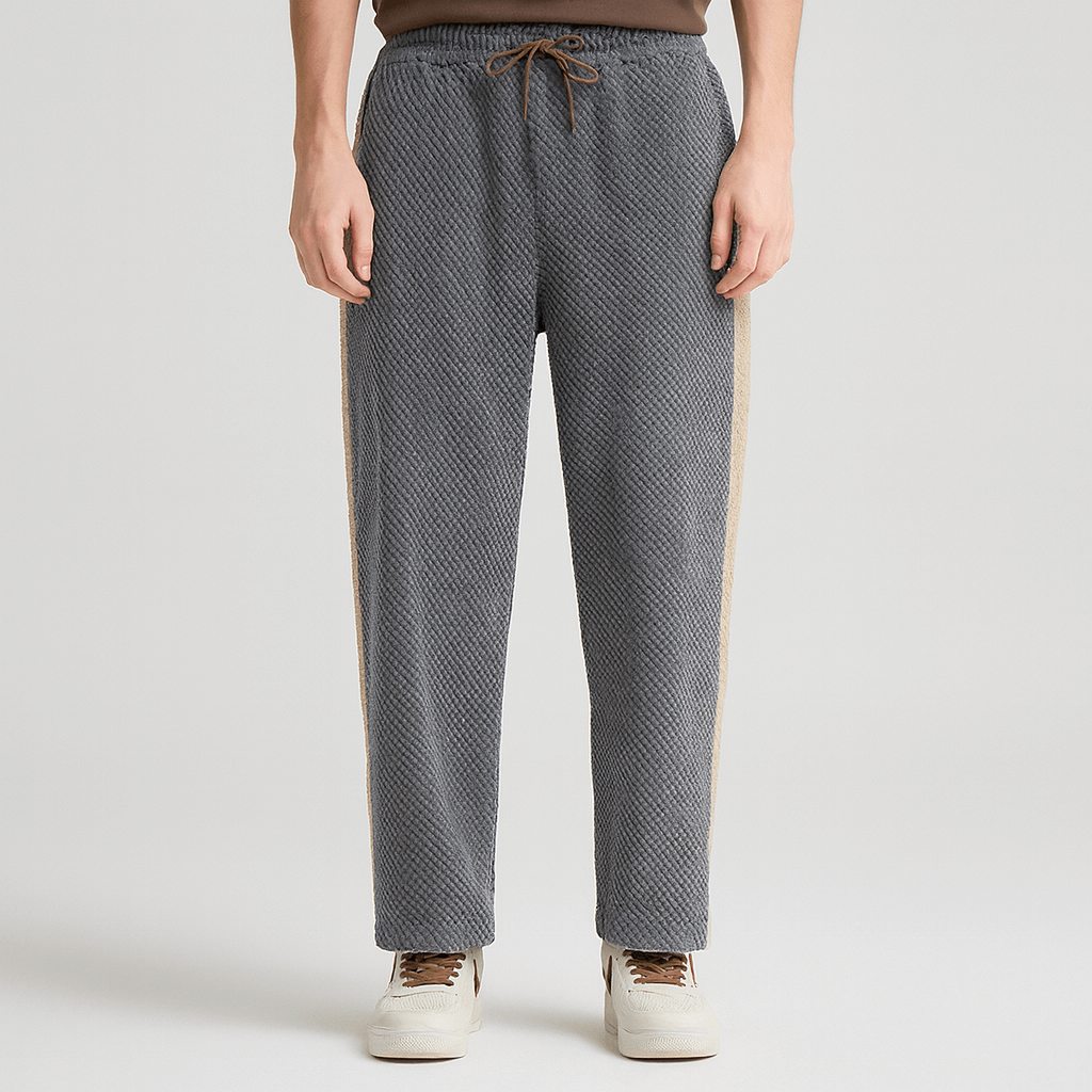 Stoneburry | Textured waffle-knit joggers