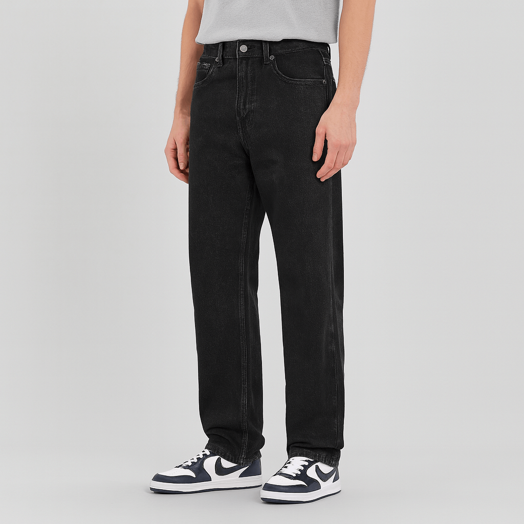 Stoneburry | Relaxed fit straight leg denim jeans