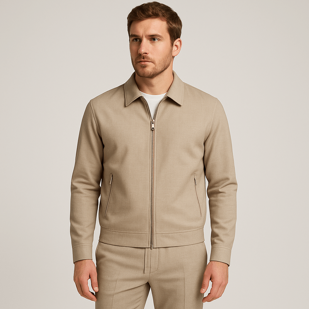 Stoneburry | Lightweight tracksuit with zip jacket and tapered joggers