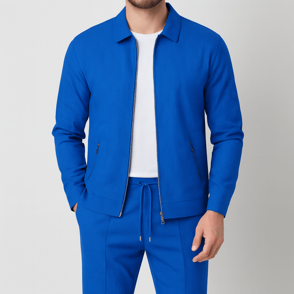 Stoneburry | Lightweight tracksuit with zip jacket and tapered joggers