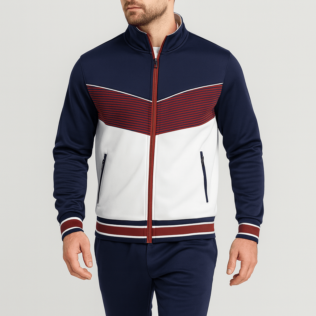 Stoneburry | Breathable slim fit tracksuit set