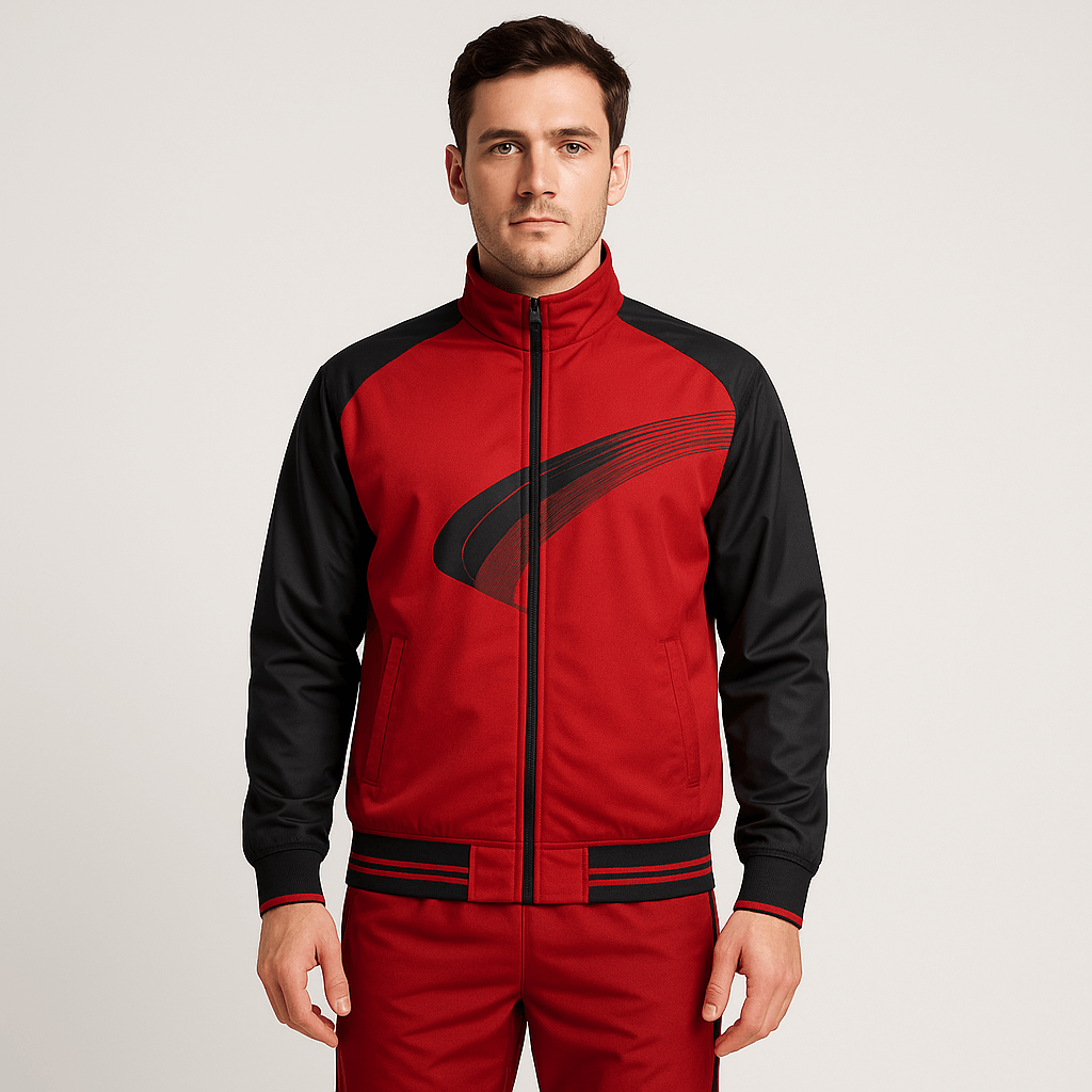Stoneburry | Flexible Sportswear Set with Zip-up Jacket and Matching Pants