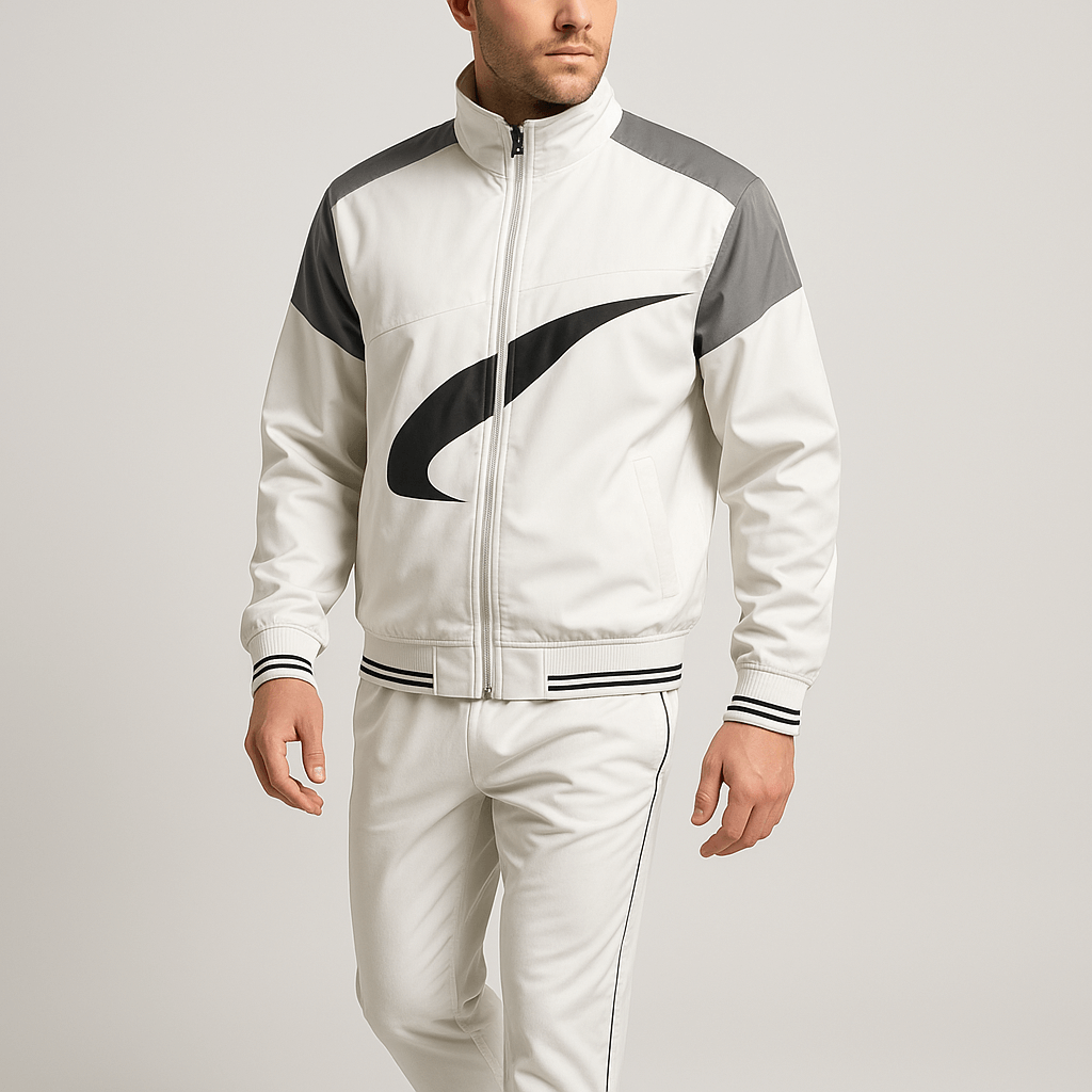 Stoneburry | Flexible Sportswear Set with Zip-up Jacket and Matching Pants